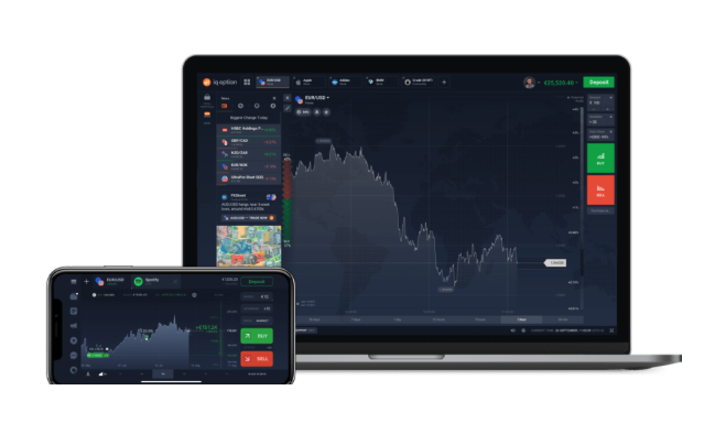 IQ Option trading platform