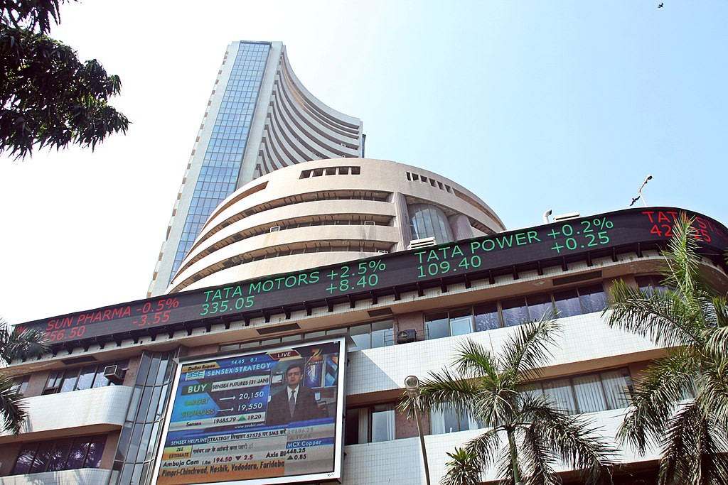 Die Börse von Mumbai Bombay Stock Exchange 
