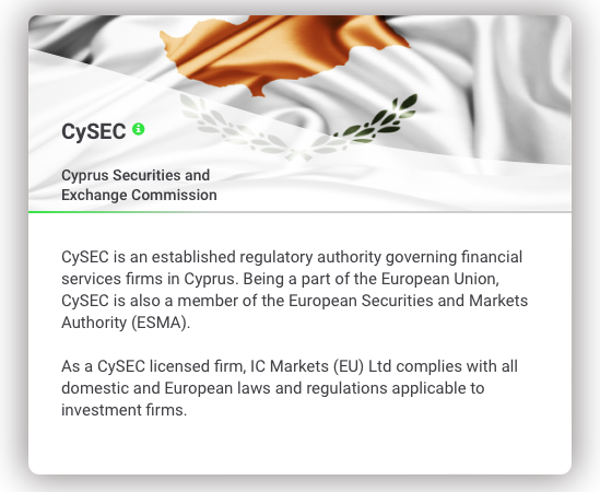 Infos zur CySEC bei IC Markets