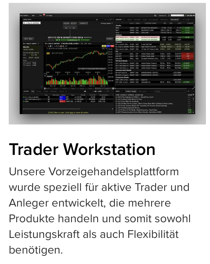 Trader Workstation kompatible Broker 