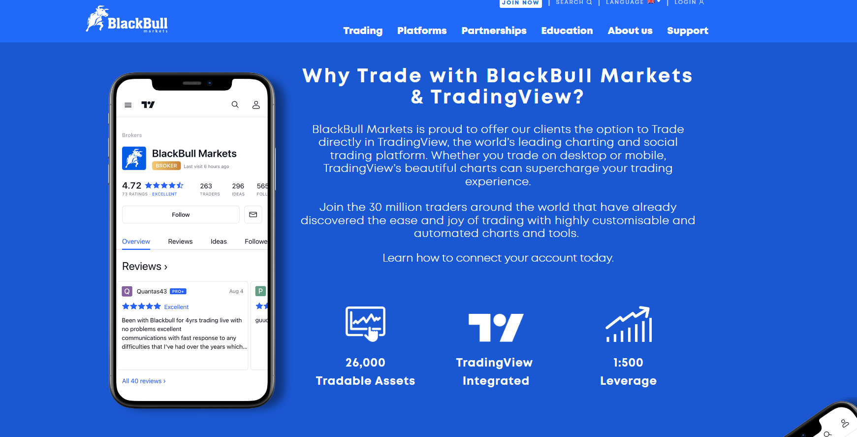BlackBull Markets und TradingView