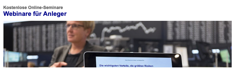Börse Frankfurt Webinare