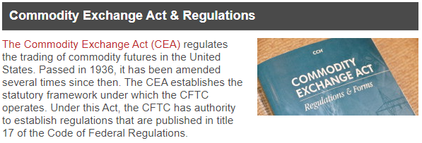 CFTC Aufgaben