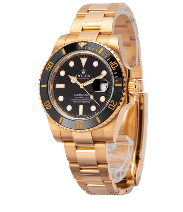 Goldene Rolex Uhr