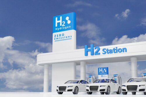 Hydrogen H2-Tankstelle - Wasserstoff Aktien kaufen