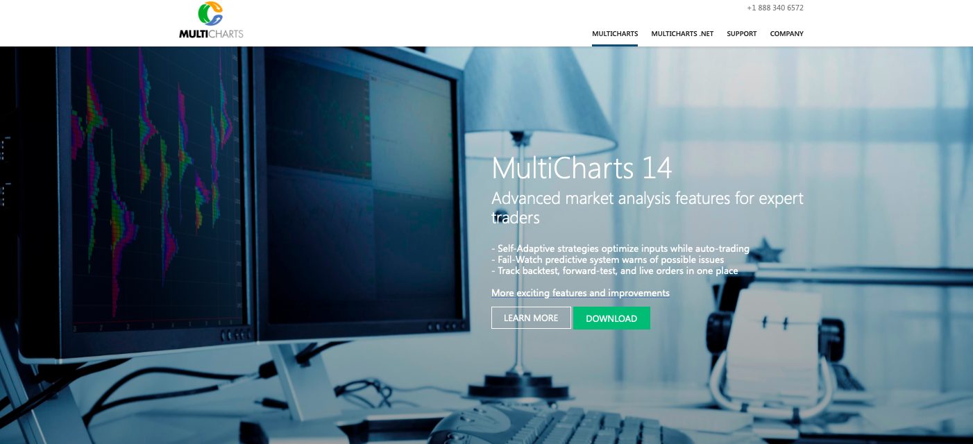 MultiCharts Webseite