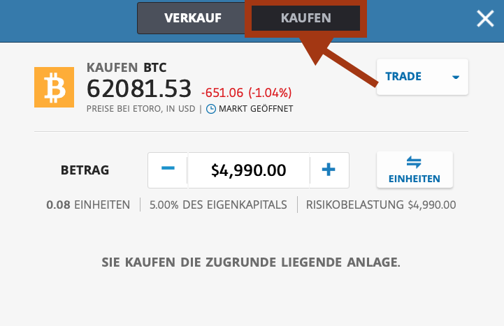 Bitcoin kaufen