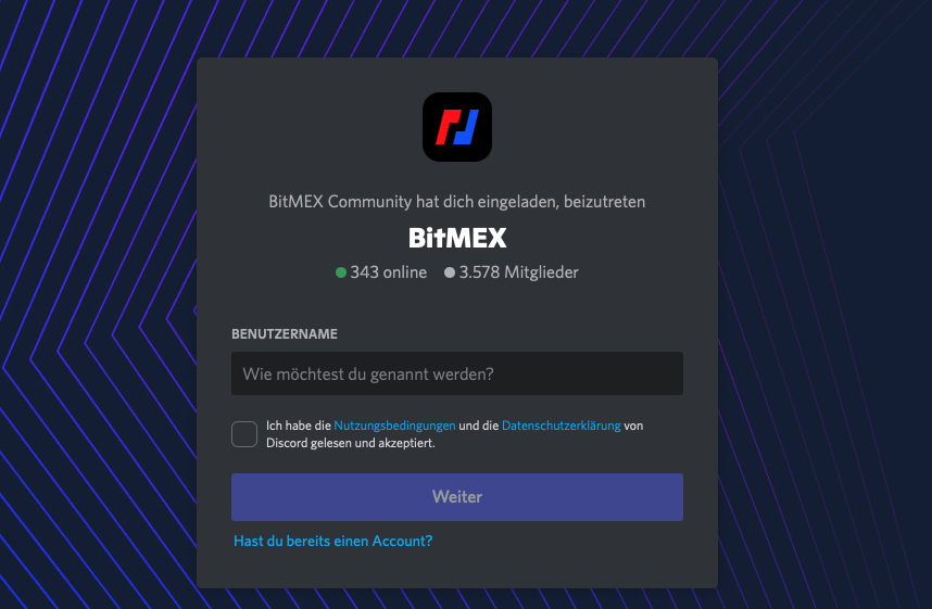 Community bei BitMEX