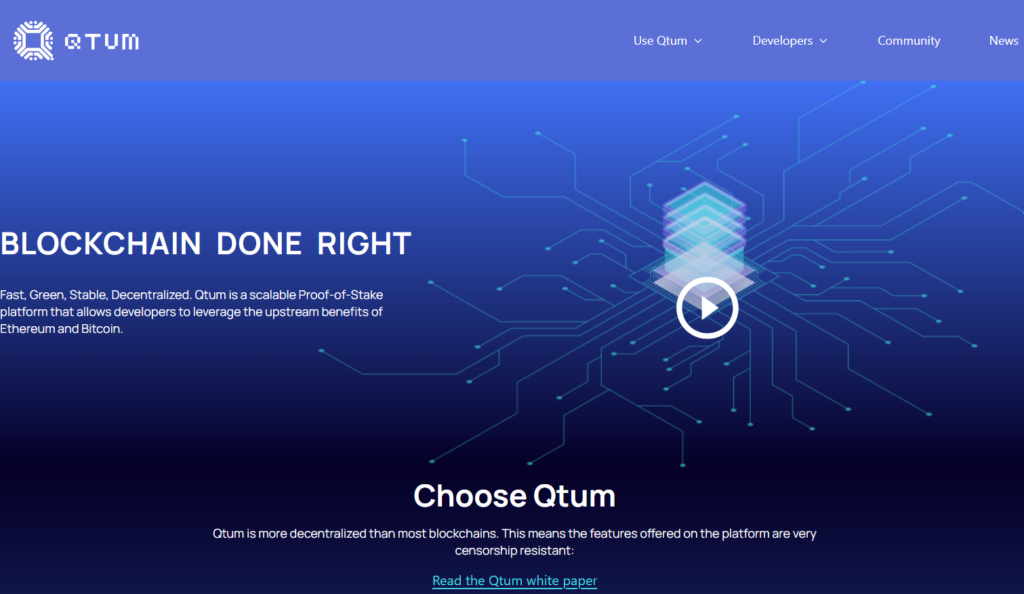 QTUM Website