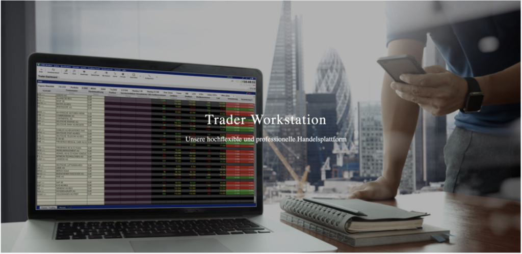 Trader Workstation Webseite 