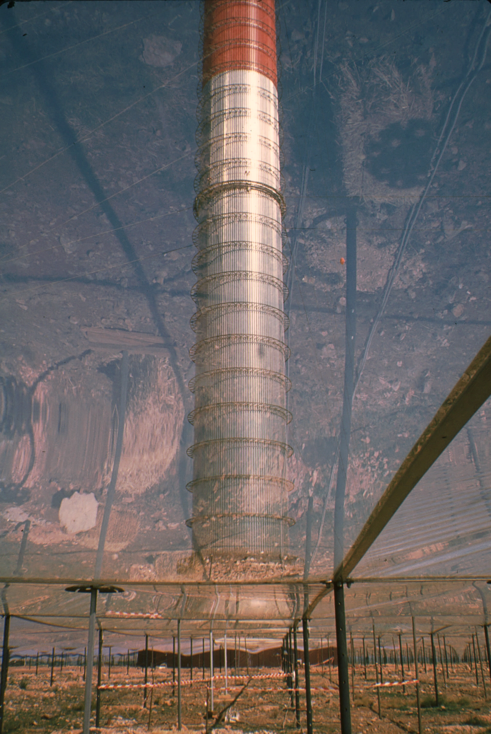 Versuchsprojekt Aufwindkraftwerk Manzanares in Spanien
