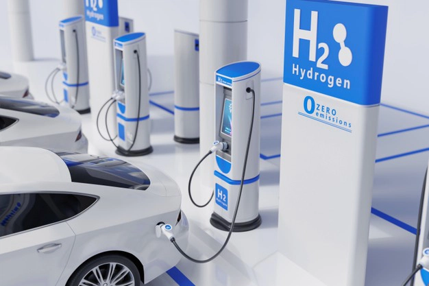 Zukunftsmusik- In Wasserstoffautos ohne jede Emission wird von der Seite vieler Unternehmen investiert